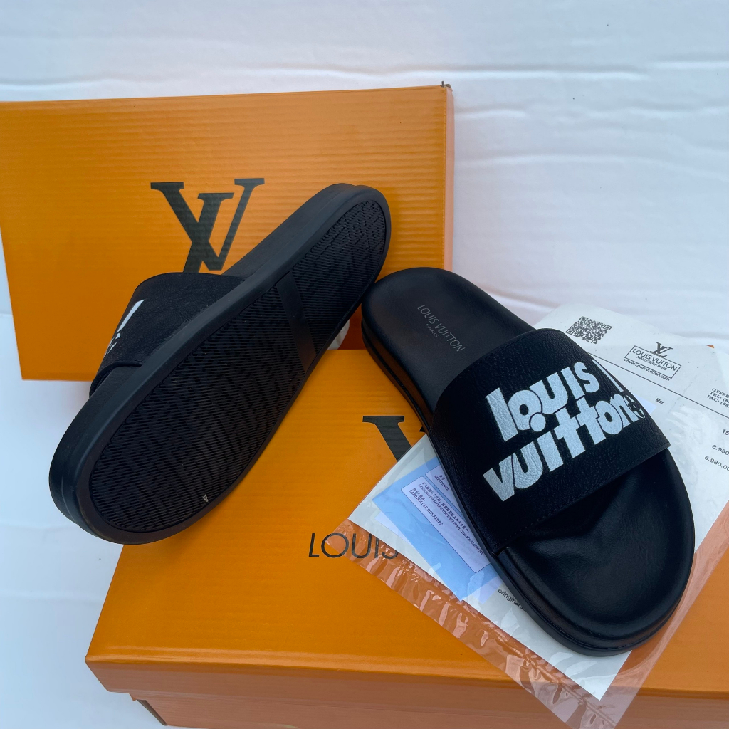 DÉP NAM L.V LOUIS.VUITTON QUAI NGANG DA BÒ 100% FULL BILL BOX | BigBuy360 - bigbuy360.vn