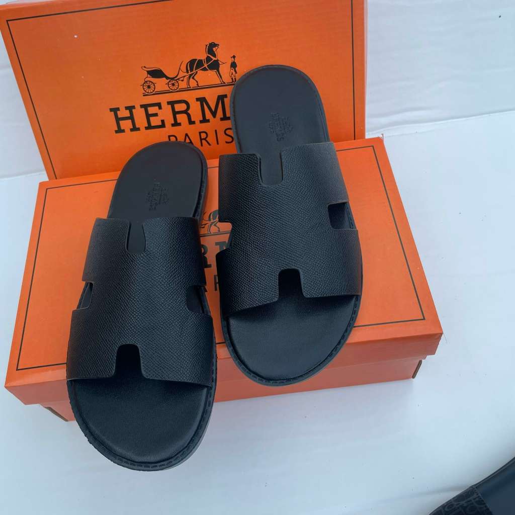 DÉP H.E.R.M.E.R CHỮ H NAM QUAI NGANG DA BÒ 100% FULL BILL BOX | BigBuy360 - bigbuy360.vn