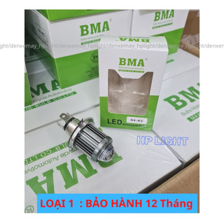 Đèn led xe máy h4 mini bi cầu siêu sáng xe wave và nhiều dòng xe khác cos vàng pha trắng h4 - ac