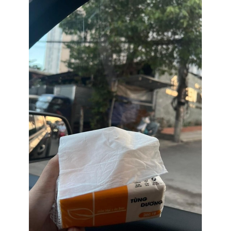 Giấy ăn gấu trúc, thùng giấy ăn rút 30 gói cao cấp Tùng Dương