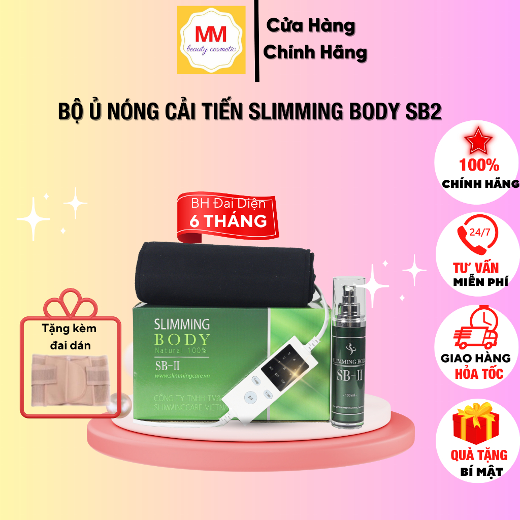 Bộ Ủ Nóng Giảm Mỡ Slimming Body SB2, Tan Mỡ, Giảm Eo Hiệu Quả