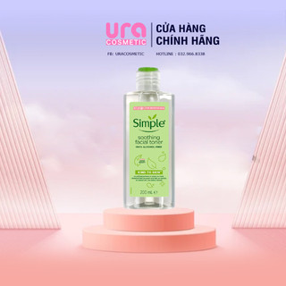 [Hàng Cty] Nước hoa hồng Simple Smoothing Facial Toner - Toner Simple cho da mụn nhạy cảm