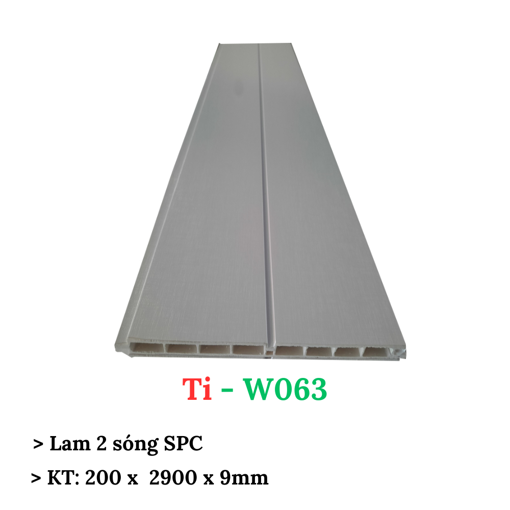Lam gỗ nhựa 2 sóng thấp, tấm ốp dạng sóng, KT: 200 x 2900 x 9mm, mẫu mã đa dạng, màu sắc độc đáo, hàng có sẵn giao ngay
