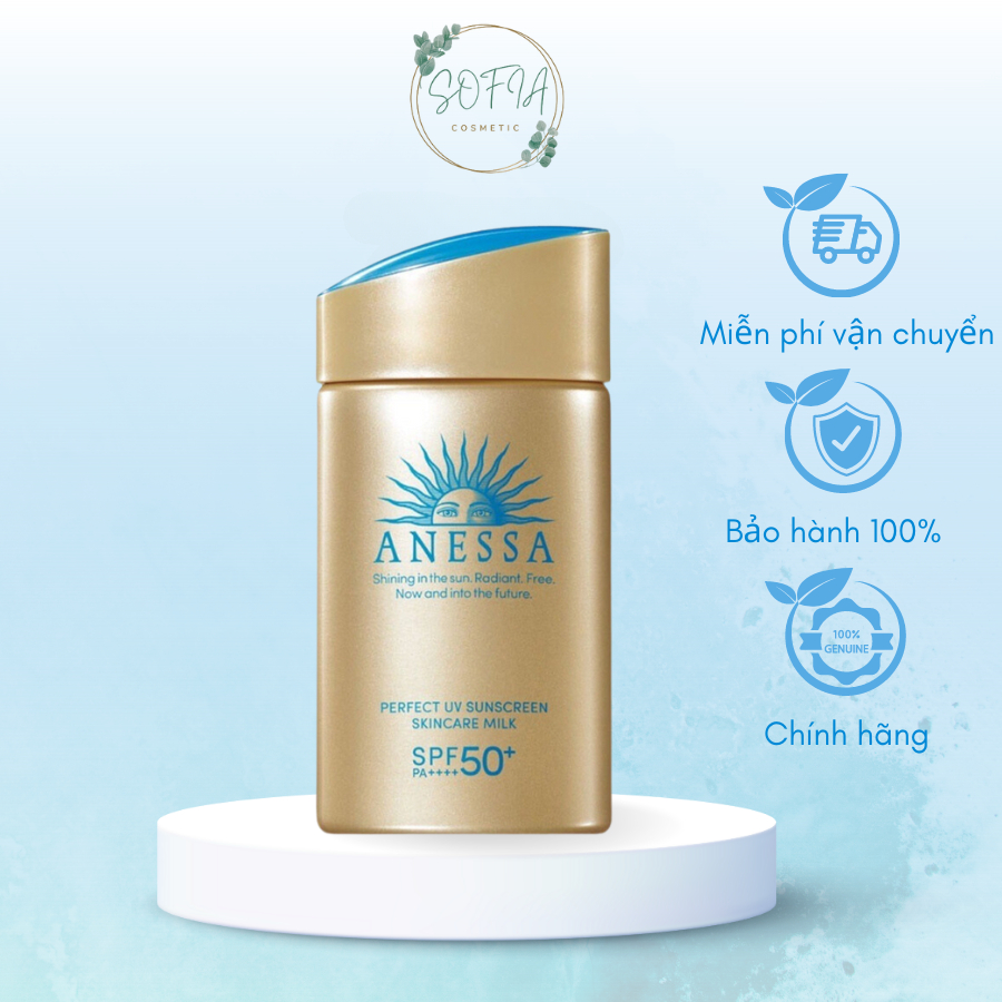 Sữa chống nắng Anessa Perfect UV Sunscreen Skincare Milk SPF 50+ PA++++ 60ml