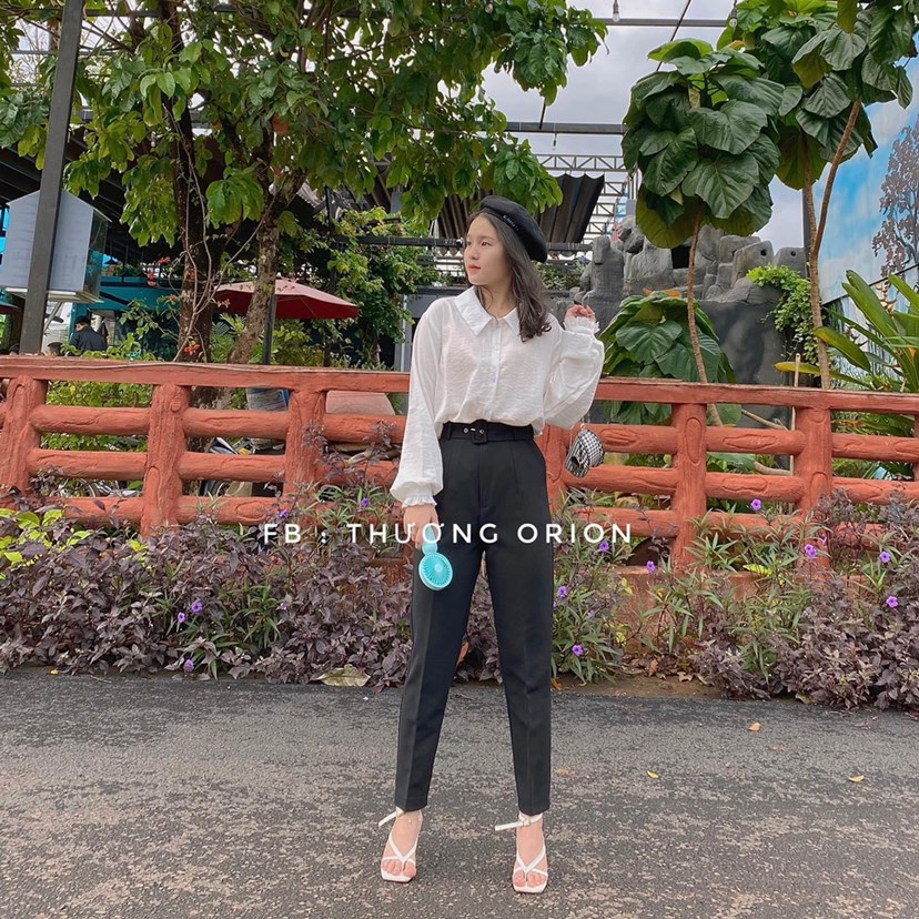 Quần Baggy Nữ Chubee Công Sở Tặng Kèm Đai Khéo Léo Tôn Dáng Xinh, Nịnh Dáng, Ăn Gian Chiều Dài Đôi Chân Hàng Cao Cấp