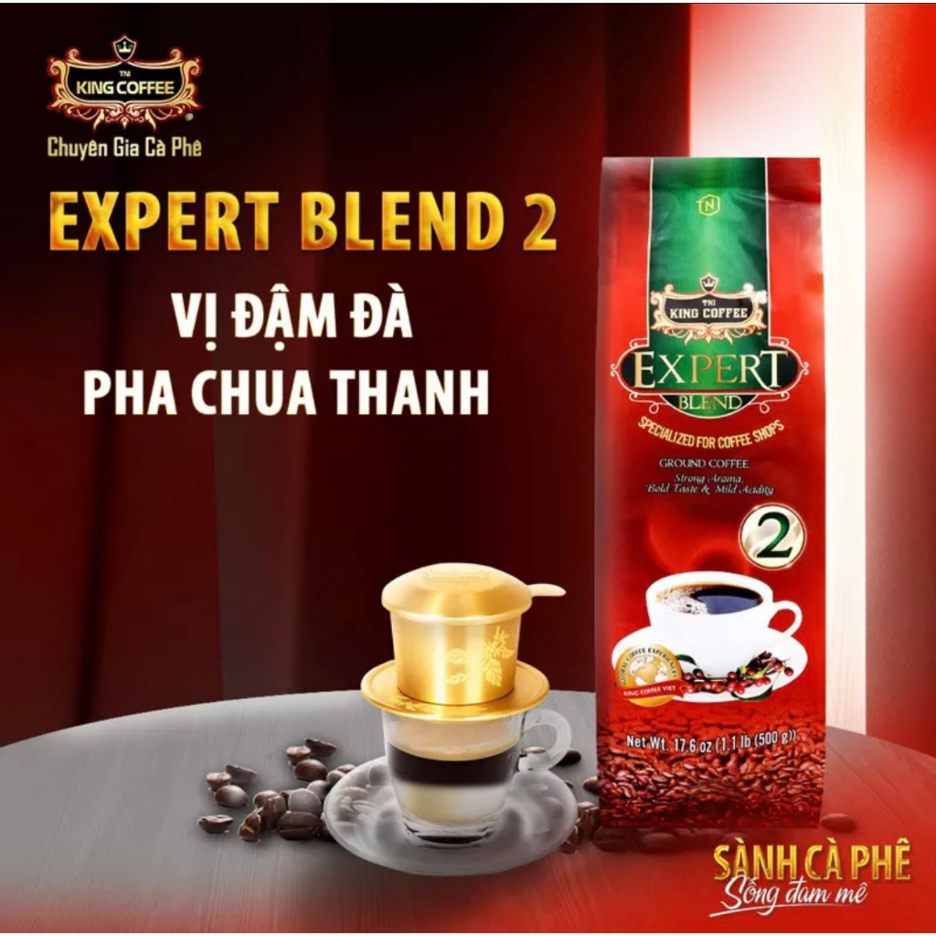 Cà Phê Rang Xay King Coffee 500g