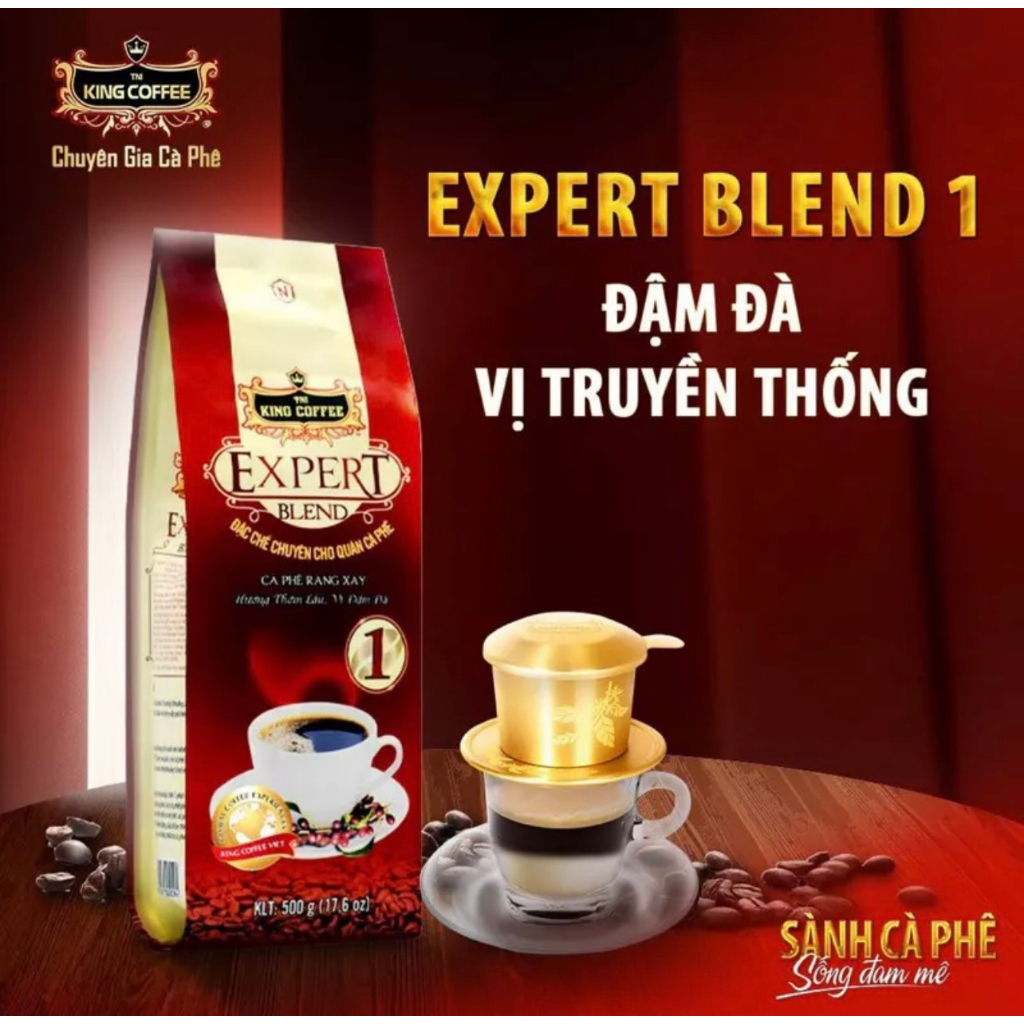 Cà Phê Rang Xay King Coffee 500g