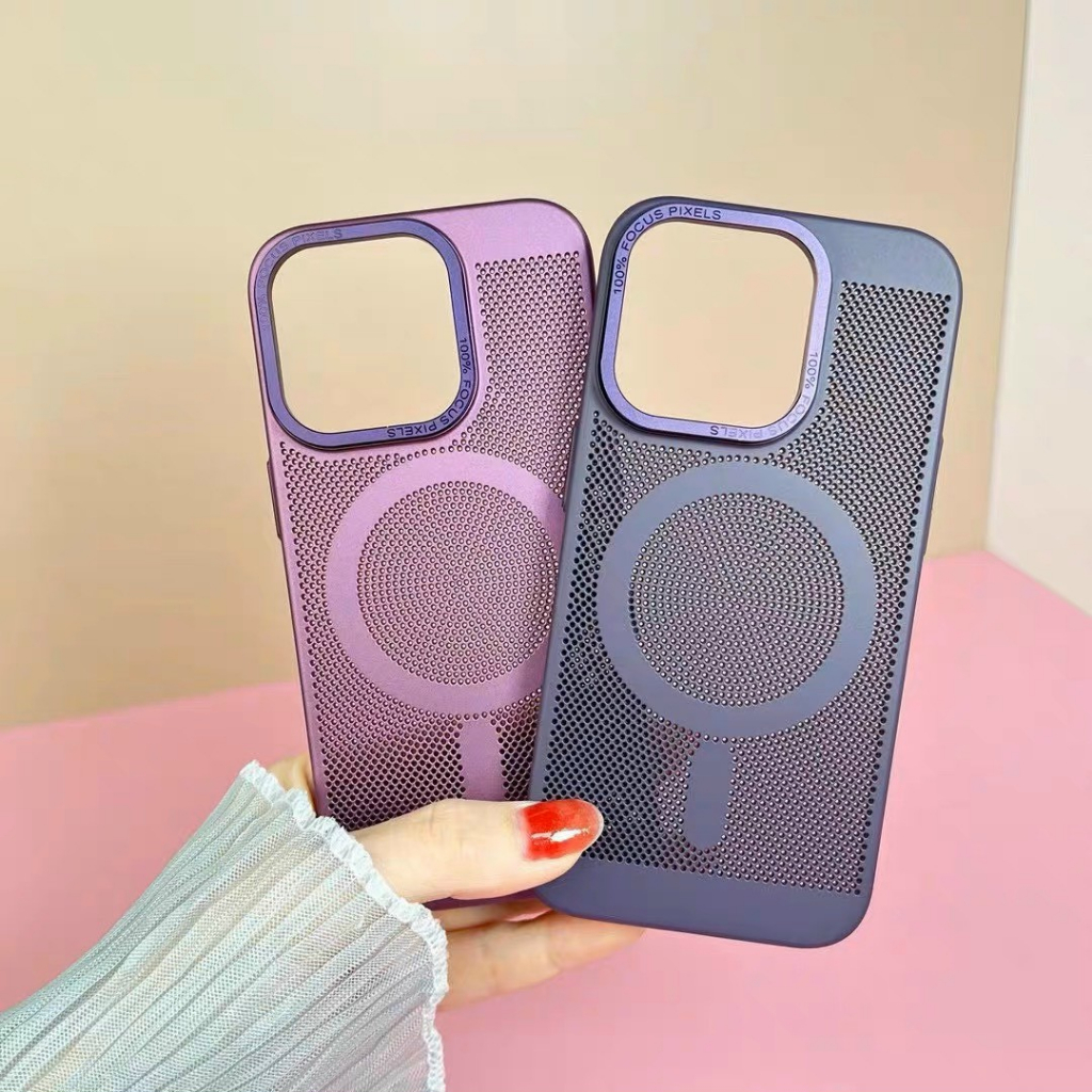 Ốp lưng tản nhiệt hỗ trợ sạc không dây cho iPhone 14 Pro,14 Pro max,13 pro max,12 Pro max,15 Pro,15 Pro max