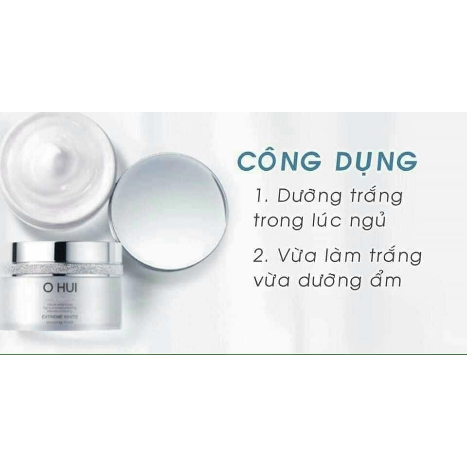 Mặt Nạ Ngủ Dưỡng Trắng Da Ohui Extreme White Sleeping Mask 100ml tach