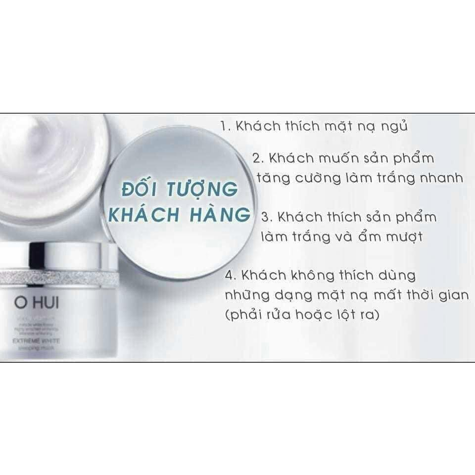 Mặt Nạ Ngủ Dưỡng Trắng Da Ohui Extreme White Sleeping Mask 100ml tach