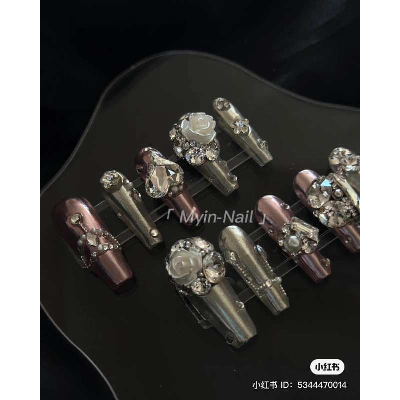Set đá mix đính móng Cao cấp