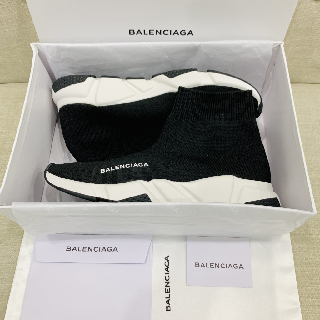 Giày Balenciaga Speed Trainers bản cao cấp nhất, Sneaker cổ cao cho nam nữ phối đồ cực ngầu đầy đủ pk | BigBuy360 - bigbuy360.vn