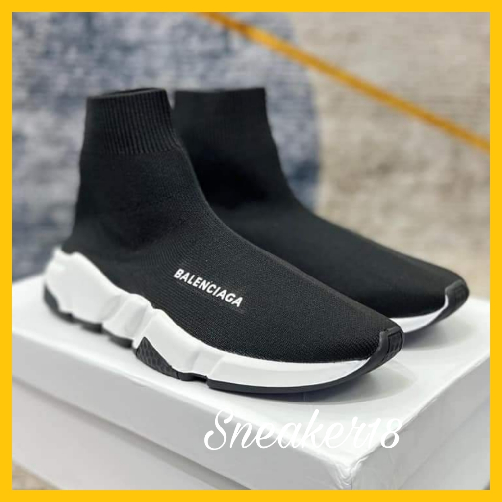 Giày Balenciaga Speed Trainers bản cao cấp nhất, Sneaker cổ cao cho nam nữ phối đồ cực ngầu đầy đủ pk