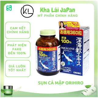 Viên uống dầu gan cá orihiro nhật bản hẫu trợ xương khớp , tim mạch hộp 360 viên