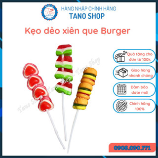 1 que kẹo dẻo Burger - Hongkong, ăn vặt ngon rẻ TaNo