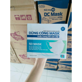 Combo 200 chiếc khẩu trang 5D Dũng Công