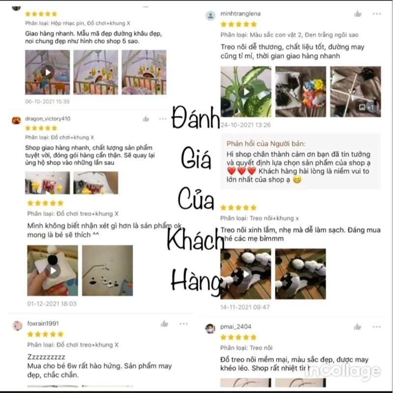 Đồ chơi treo nôi cho bé kích thích thị giác trẻ sơ sinh nhiều mẫu đẹp