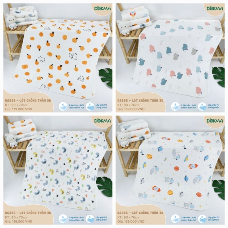 LÓT CHỐNG THẤM 3D CHO BÉ DOKMA KÍCH CỠ 90×70CM