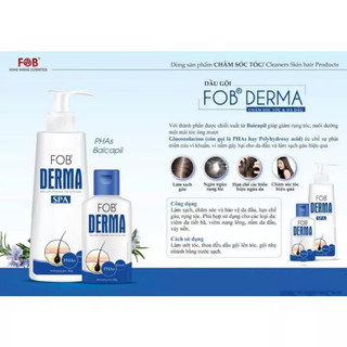 Dầu gội ngăn ngừa gàu derma fob