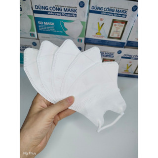 Combo 200 chiếc khẩu trang 5D Dũng Công