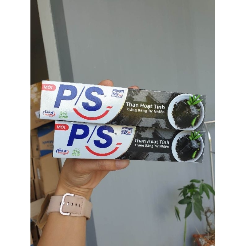 Kem đánh răng PS than hoạt tính 80g