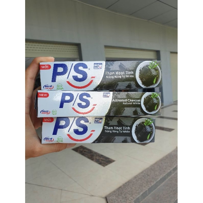 Kem đánh răng PS than hoạt tính 80g