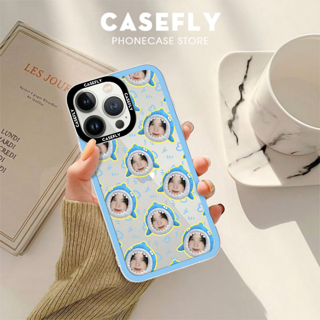 Ốp lưng iphone cạnh vuông nhựa dẻo ghép ảnh in theo yêu cầu Cá mập 6/6s/7/7plus/8/8plus/x/xs/xsmax/11/12/13/14pro/promax