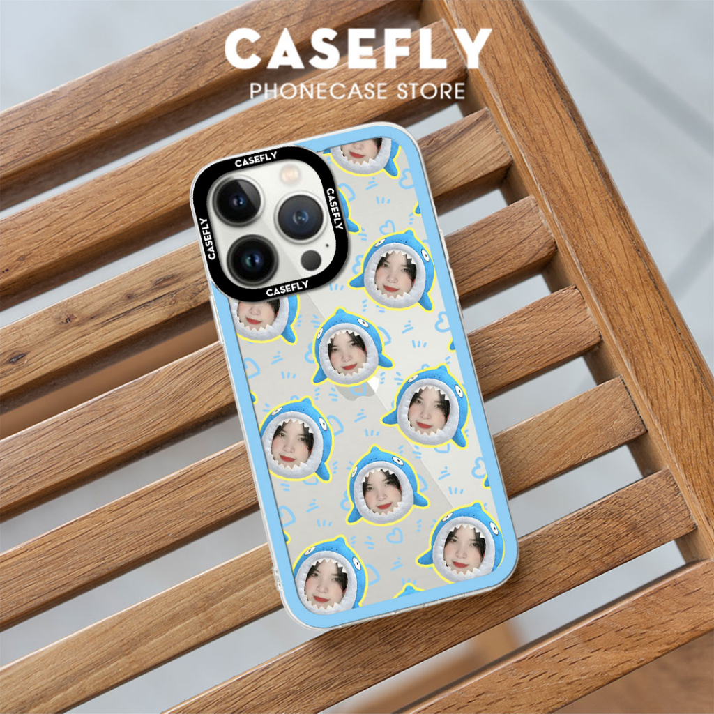 Ốp lưng iphone cạnh vuông nhựa dẻo ghép ảnh in theo yêu cầu Cá mập 6/6s/7/7plus/8/8plus/x/xs/xsmax/11/12/13/14pro/promax