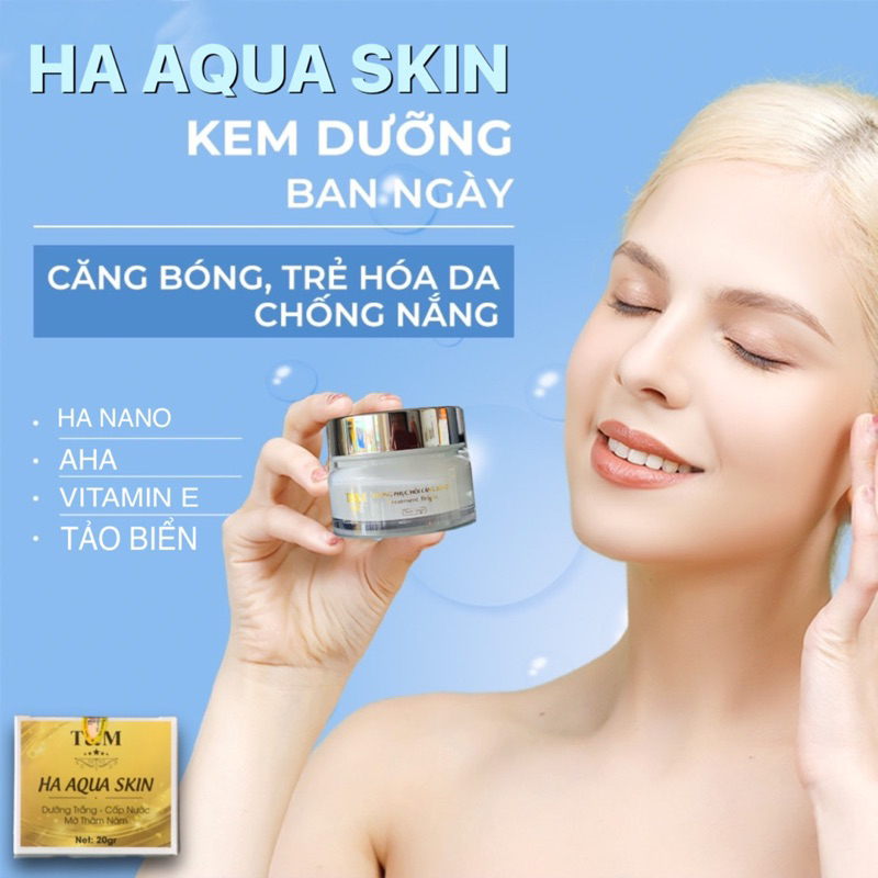 Kem HA Cấp Ẩm Trắng Da