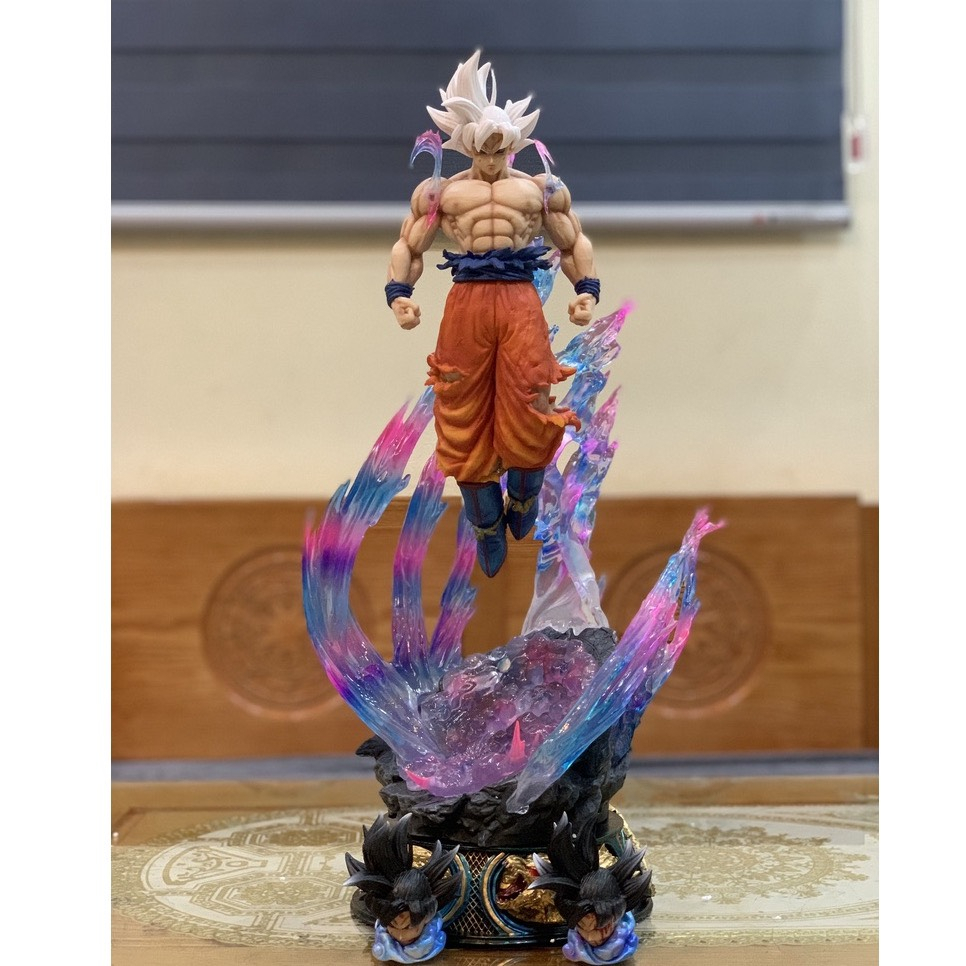 ĐỒ CHƠI MÔ HÌNH NHÂN VẬT SON GOKU BẢN NĂNG VÔ CỰC VỚI HIỆU ỨNG ĐI KÈM NHÂN VẬT TRONG ANIME DRAGON BALL