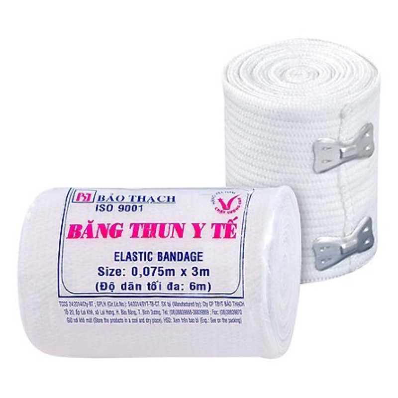 BĂNG THUN Y TẾ BẢO THẠCH 1 ,2, 3 móc