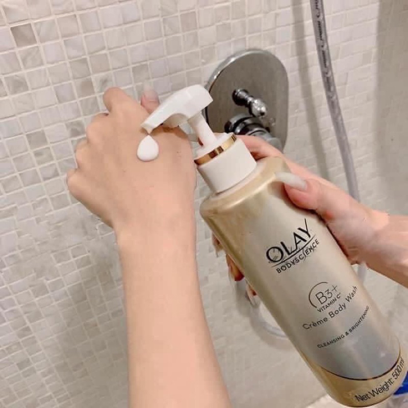 SỮA TẮM DƯỠNG TRẮNG DA OLAY BODY CLEANSER 500ML