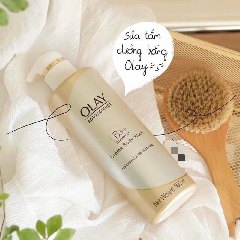 SỮA TẮM DƯỠNG TRẮNG DA OLAY BODY CLEANSER 500ML