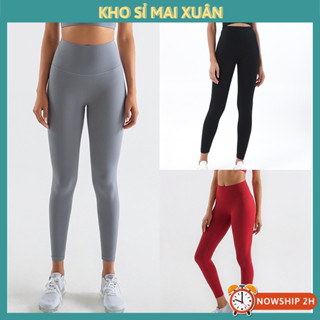 Quần tập yoga, gym legging nữ chất thun lạnh lulu co giãn - Kho Sỉ Mai Xuân
