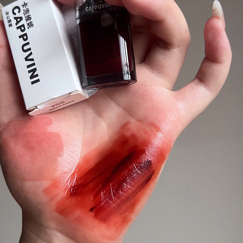 B04 - Son tint bóng núi băng CAPPUVINI mềm môi căng mọng