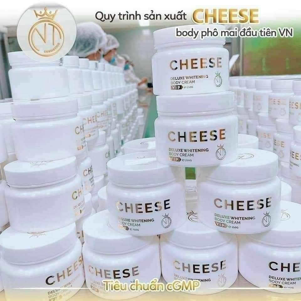 KEM BODY CHEESE ĐỈNH CAO CÔNG NGHỆ DƯỠNG TRẮNG BODY KHÁNG NƯỚC - HỘP 250G
