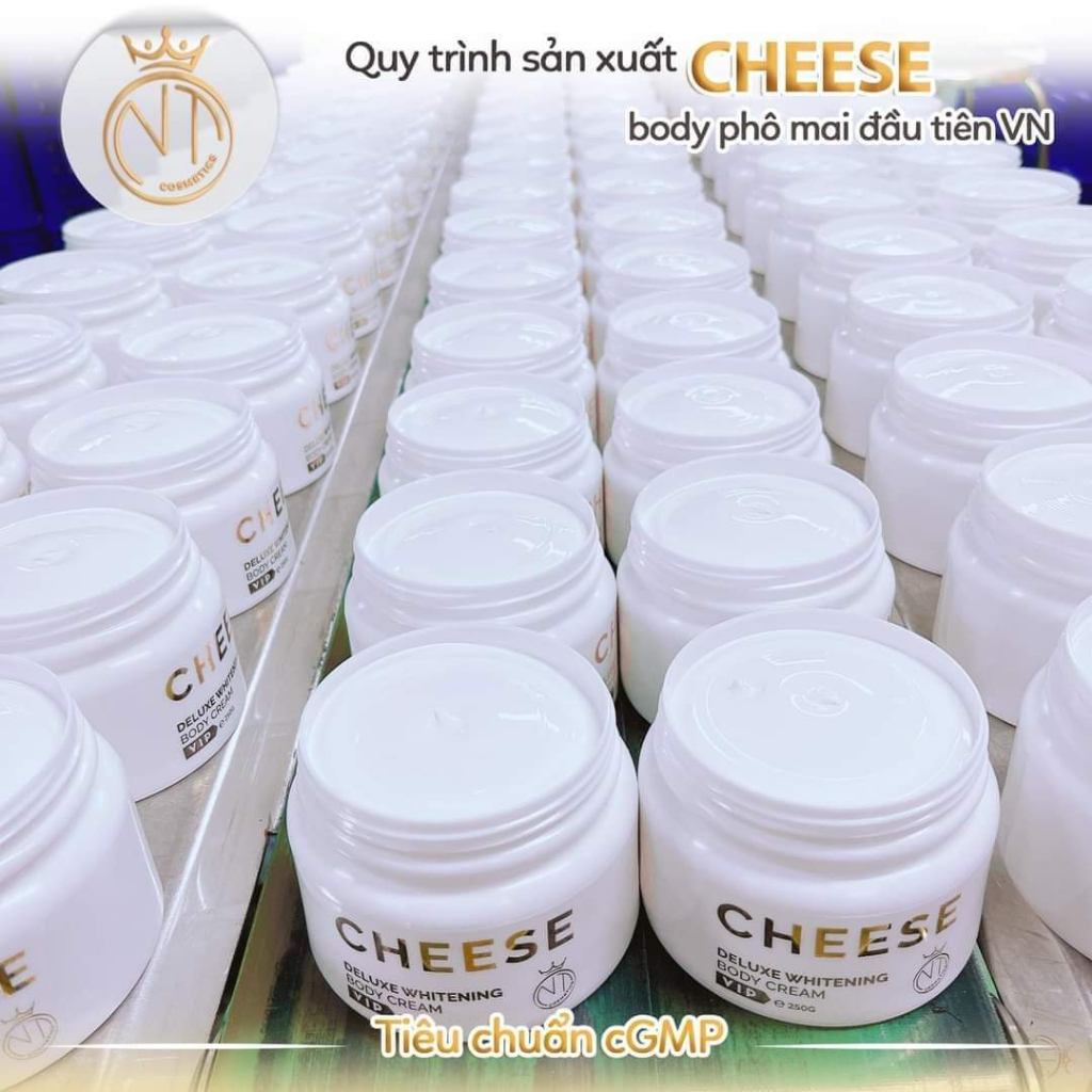 KEM BODY CHEESE ĐỈNH CAO CÔNG NGHỆ DƯỠNG TRẮNG BODY KHÁNG NƯỚC - HỘP 250G
