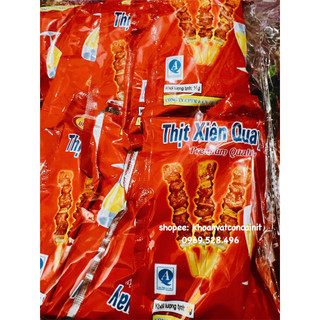 Snack thịt xiên cay đồ ăn vặt