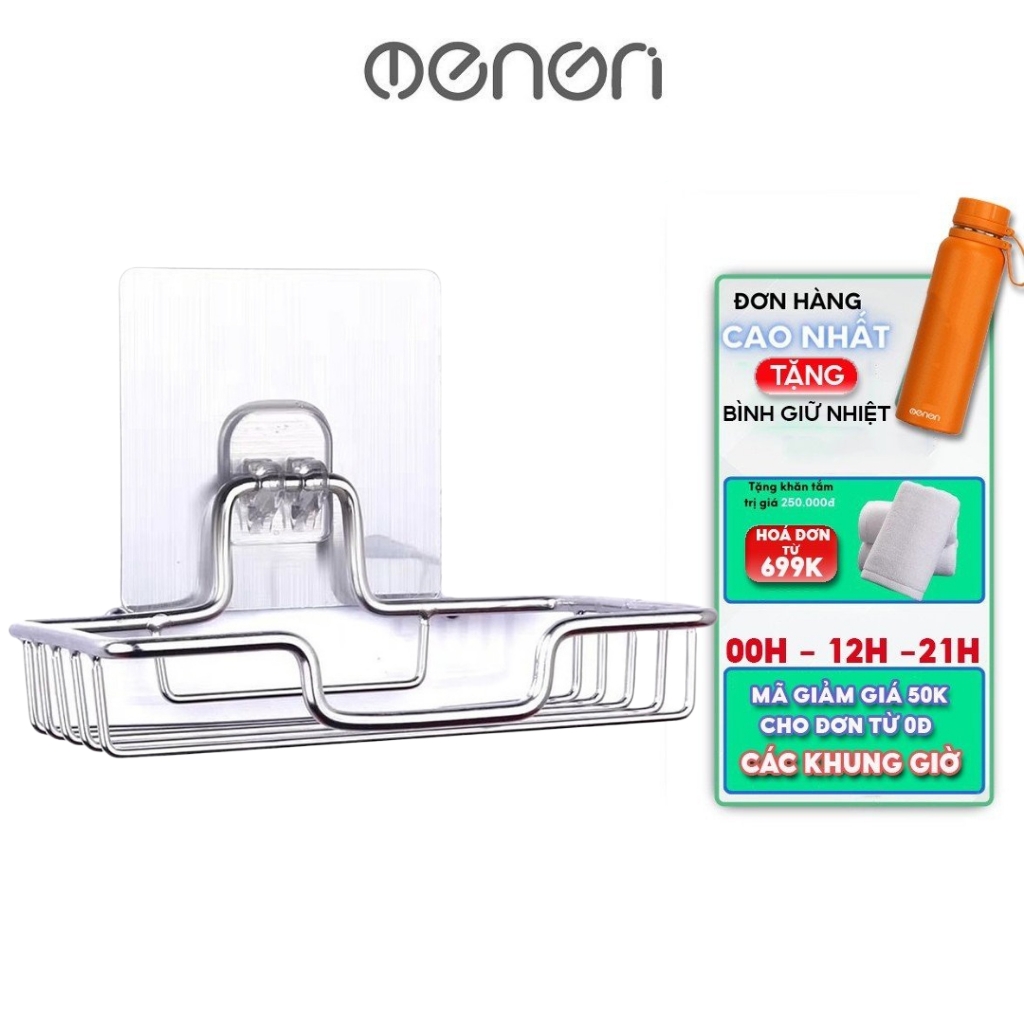 Kệ Để Xà Bông Inox Dán Tường - Inox 304 Sáng Bóng, Bền Đẹp, Sang Trọng - OENON | BigBuy360 - bigbuy360.vn