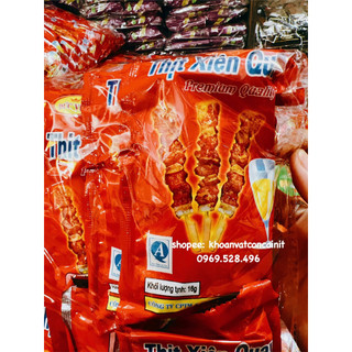 Snack thịt xiên cay đồ ăn vặt