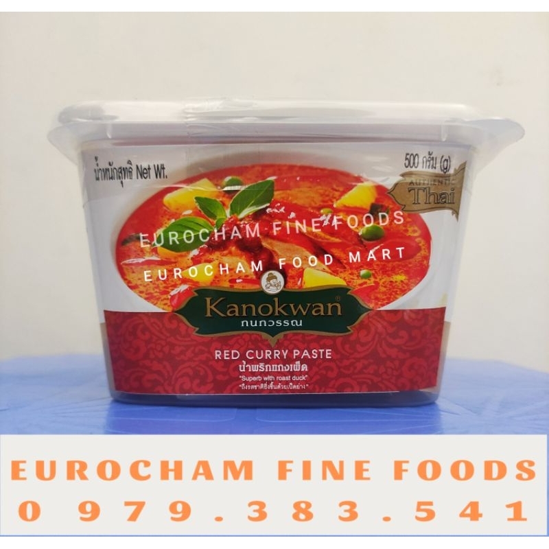 Gia Vị Sốt Cà Ri Curry Paste Massaman Kanokwan Hộp 500 Gram