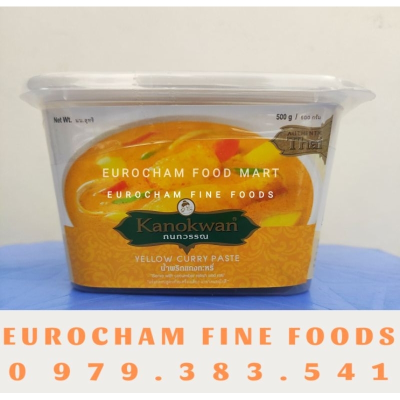 Gia Vị Sốt Cà Ri Curry Paste Massaman Kanokwan Hộp 500 Gram