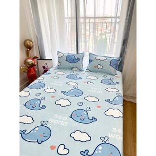 Ga trải giường và 2 vỏ gối 1m6 và 1m8 chất vải dày dặn giá tại xưởng hàng loại 1