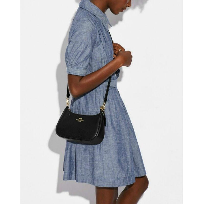 C0ach Teri Shoulder Bag✨Mẫu coach thuyền kẹp nách sang chảnh