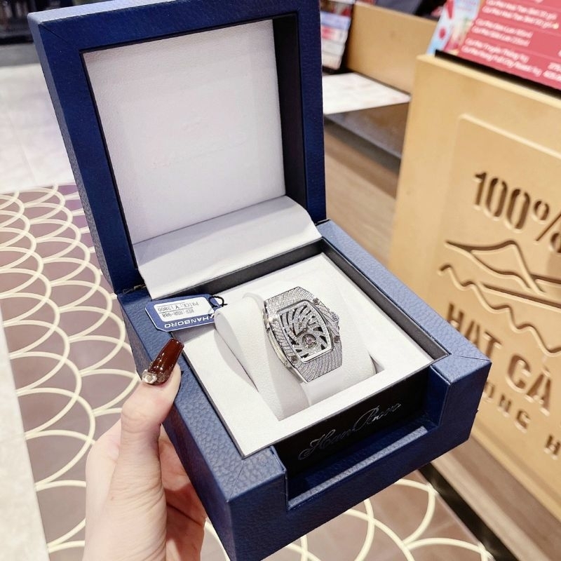 Đồng hồ nữ chính hãng 𝐇𝐚𝐧𝐛𝐨𝐫𝐨_𝐇𝐁𝐑𝟗𝟖𝟖