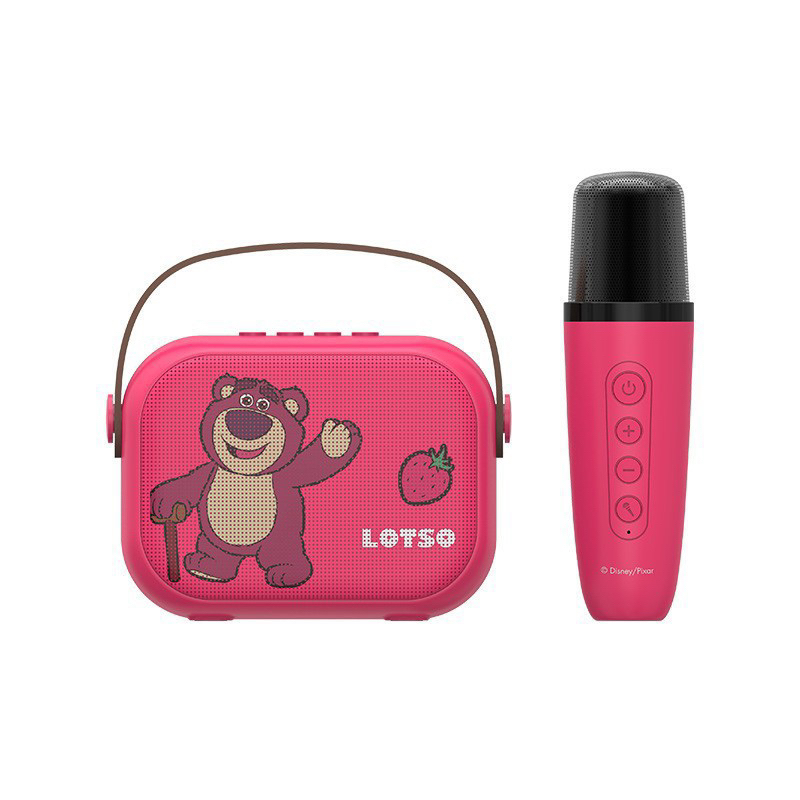 BỘ LOA BLUETOOTH & MICRO KHÔNG DÂY GẤU DÂU LOTSO DISNEY
