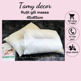 Ruột gối nằm thư giãn cổ số lượng 1 chiếc bông gòn bên trong êm ái nhà Tamy Decor kích thước 45x65cm