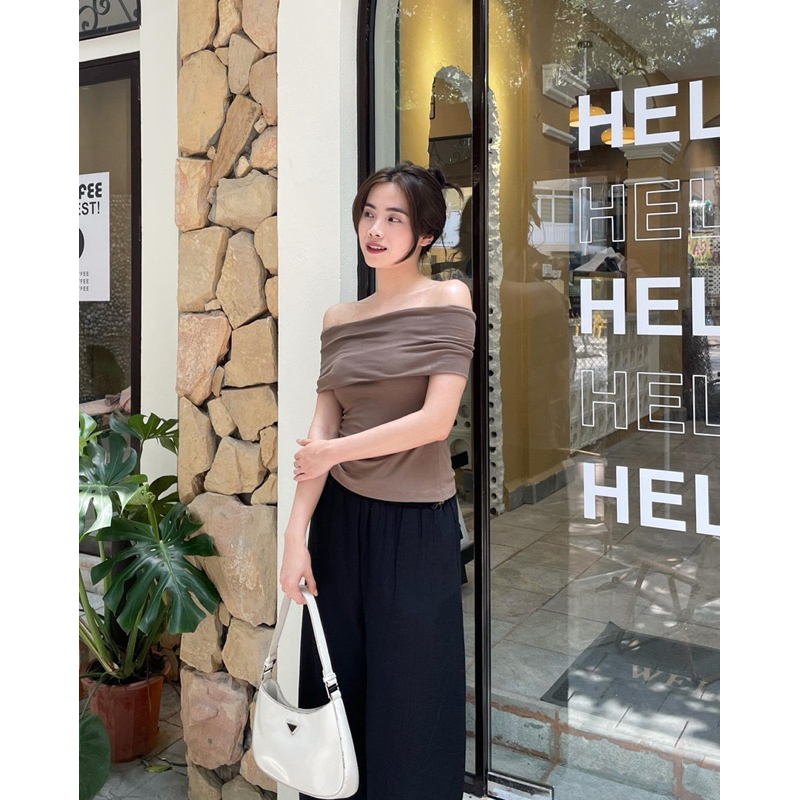 [NEW]ÁO THUN TĂM TRỄ VAI DÂY RÚT TAY CỘC”XIULI TOP” xinh xắn