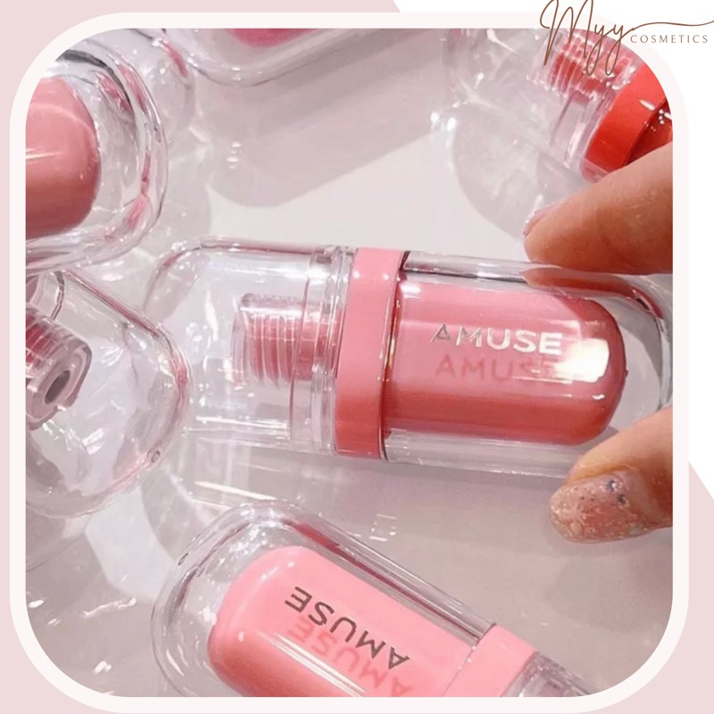 [ Sẵn ] Son tint Amuse các màu, dòng son thuần chay, an toàn khi sử dụng