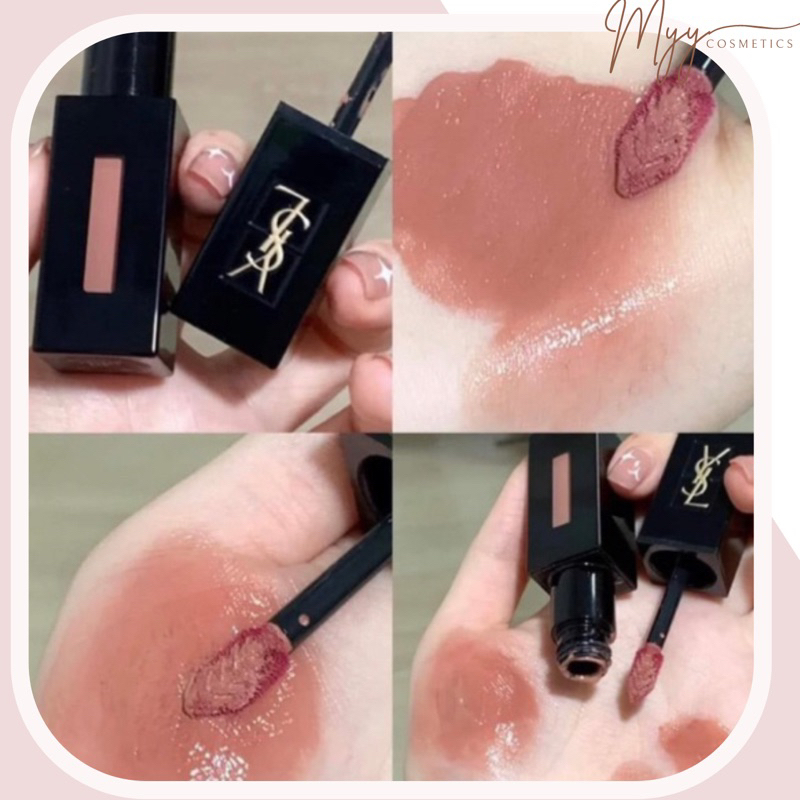 Ysl Vinyl Cream Lip Stain 432 433 434, màu son siêu nịnh da, chất son mềm môi